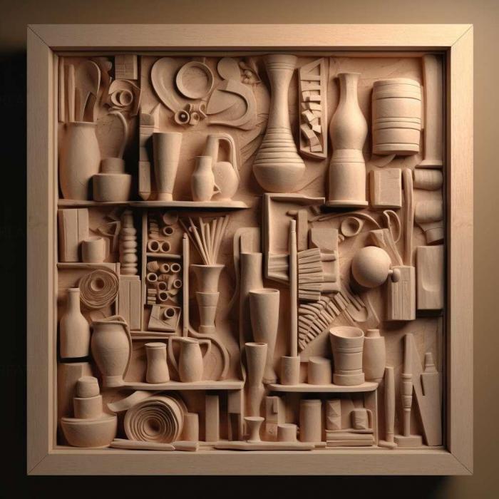 نموذج ثلاثي الأبعاد لآلة CNC 3D Art 